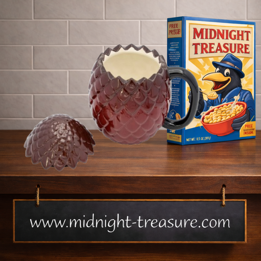 🐉🔥 GAME OF THRONES – Œuf de dragon – Mug 3D céramique 🔥🐉