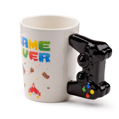 🎮🕹️ GAME OVER - Mug avec Anse Manette 3D - 400 ml 🕹️🎮