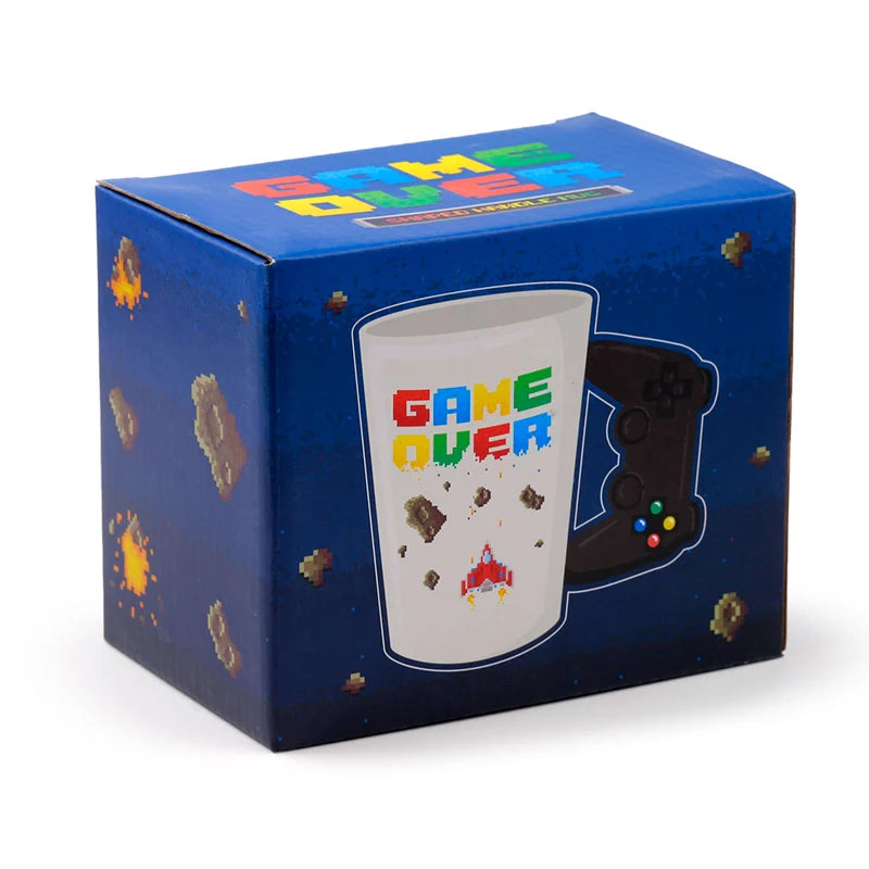 🎮🕹️ GAME OVER - Mug avec Anse Manette 3D - 400 ml 🕹️🎮
