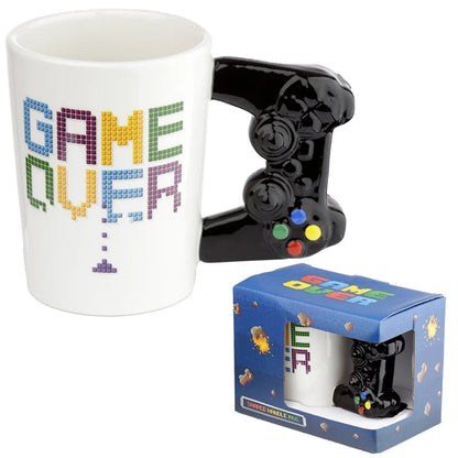 🕹️🔥 GAME OVER – Manette – Mug avec Anse 3D – 400 ml 🔥🕹️