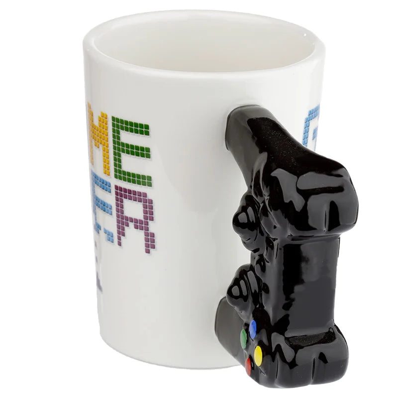 🕹️🔥 GAME OVER – Manette – Mug avec Anse 3D – 400 ml 🔥🕹️