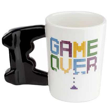 🕹️🔥 GAME OVER – Manette – Mug avec Anse 3D – 400 ml 🔥🕹️