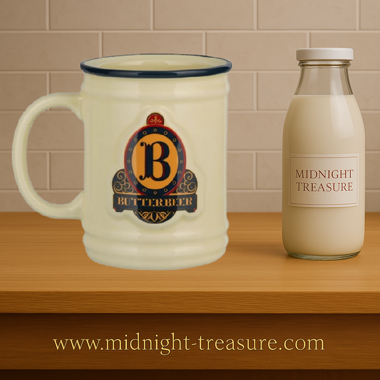 Mug Harry Potter bière au beurre 320 ml en céramique haute qualité, design shaped en relief avec logo Butterbeer.