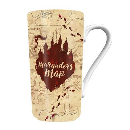 🗺️✨ Harry Potter – Carte du Maraudeur – Mug Latte 470 ml ✨🗺️