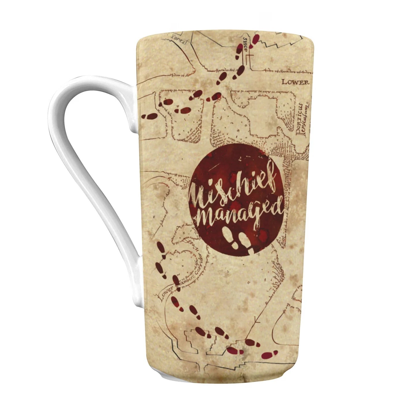 🗺️✨ Harry Potter – Carte du Maraudeur – Mug Latte 470 ml ✨🗺️