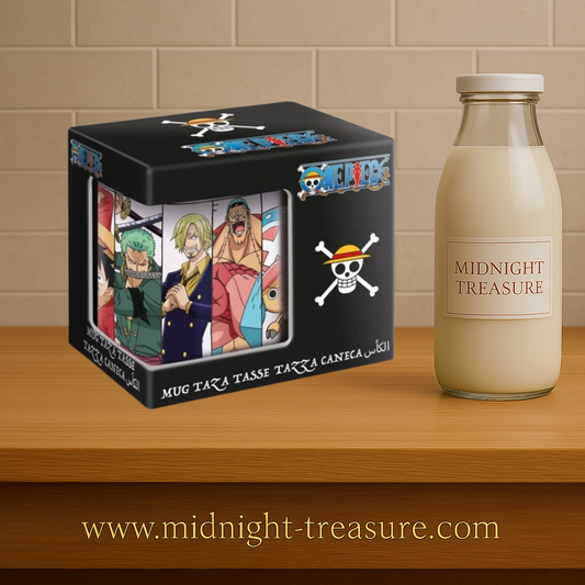 Mug One Piece Crew Battle 325 ml en céramique avec illustrations de l’équipage du Chapeau de Paille, idéal pour les fans de manga et d’anime.