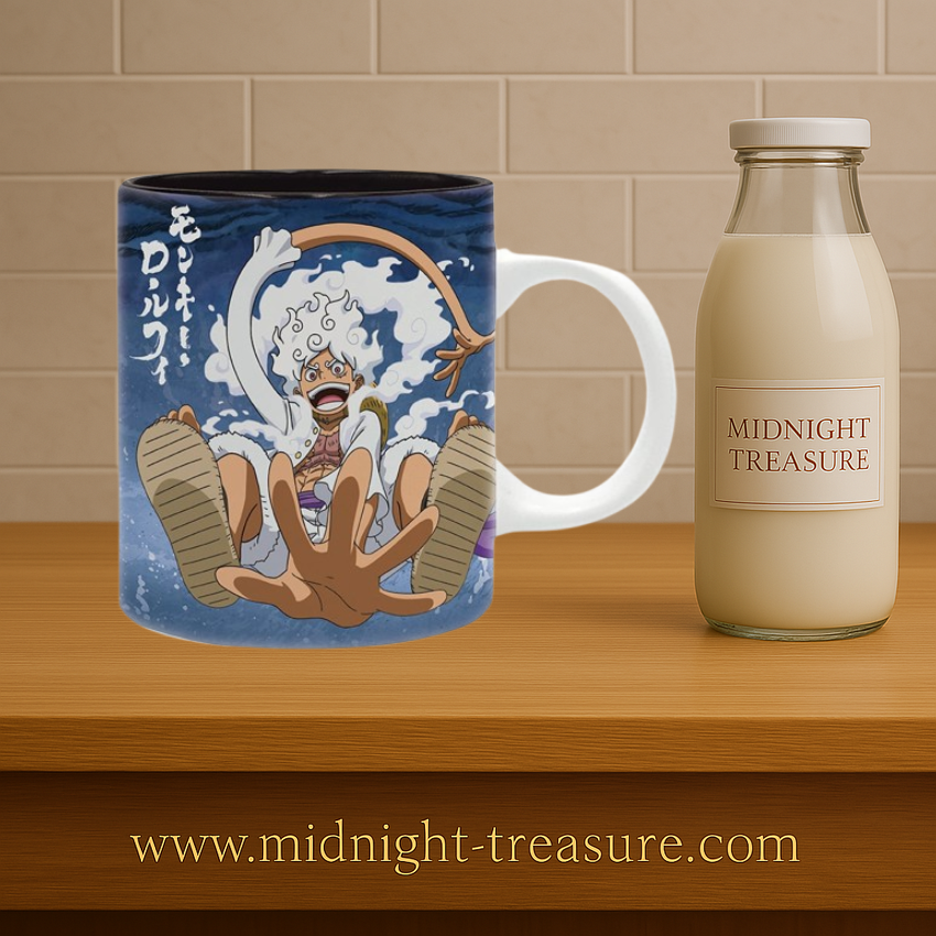 🏴‍☠️🔥 Mug One Piece – Monkey D. Luffy Nika – 320 ml – ABYstyle 🔥🏴‍☠️