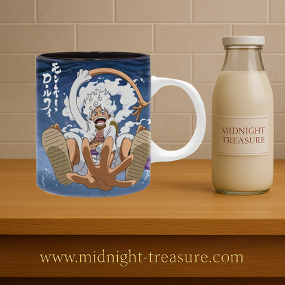 🏴‍☠️🔥 Mug One Piece – Monkey D. Luffy Nika – 320 ml – ABYstyle 🔥🏴‍☠️