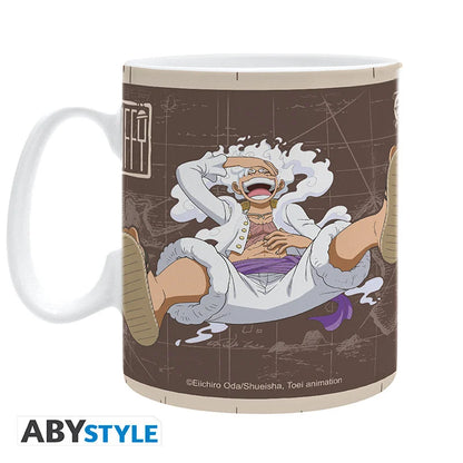 🏴‍☠️🔥 ONE PIECE - Luffy Wanted - Mug 460 ml 🔥🏴‍☠️