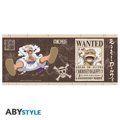 🏴‍☠️🔥 ONE PIECE - Luffy Wanted - Mug 460 ml 🔥🏴‍☠️