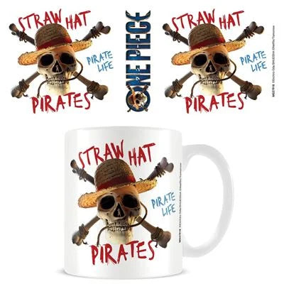 🏴‍☠️💀 ONE PIECE NETFLIX - Emblème Pirates du Chapeau de Paille - Mug - 315 ml 💀🏴‍☠️