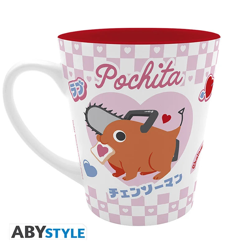 🩷🪚 Mug Pochita – Chainsaw Man – 250 ml 🪚🩷