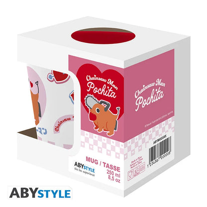 🩷🪚 Mug Pochita – Chainsaw Man – 250 ml 🪚🩷