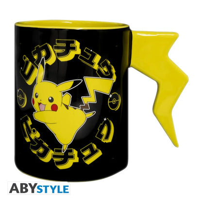 ⚡💛 Pokémon – Éclairs de Pikachu – mug 3D – 460 ml 💛⚡