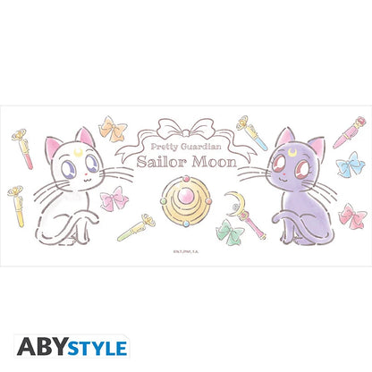 🌙🐱 SAILOR MOON - Luna & Artemis Chibi - Mug 320 ml 🐱🌙