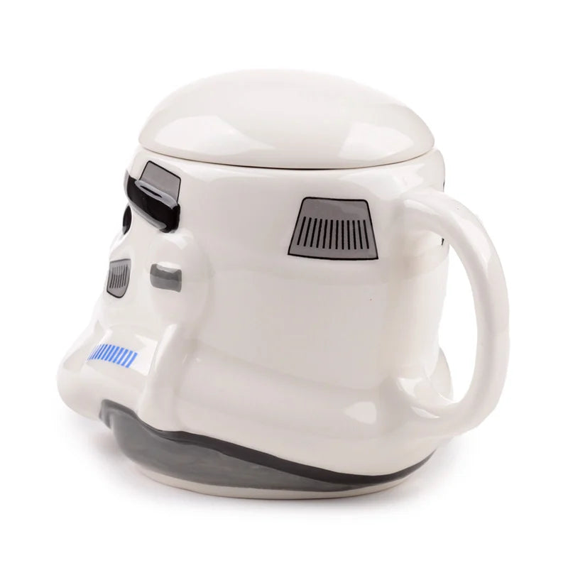 ⚔️🤍 STAR WARS – Stormtrooper Helmet Mug (Casque Stormtrooper) – Mug 3D avec couvercle 550 ml 🤍⚔️