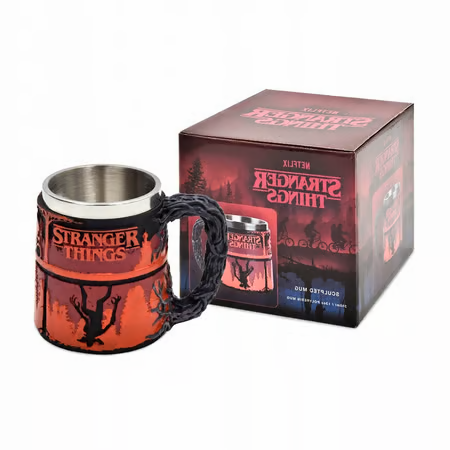 🩸🌲 Stranger Things – The Upside Down – Mug en polyrésine – 350 ml 🌲🩸