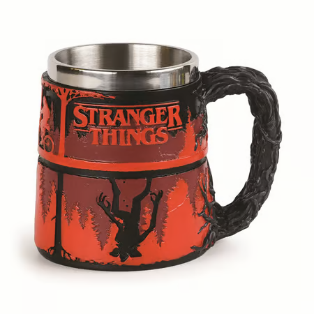 🩸🌲 Stranger Things – The Upside Down – Mug en polyrésine – 350 ml 🌲🩸