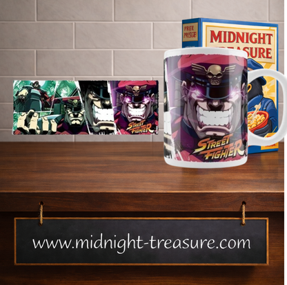 🎮🔥 STREET FIGHTER – Rage of Bison – Mug 🔥🎮