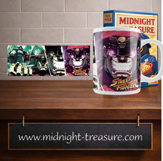🎮🔥 STREET FIGHTER – Rage of Bison – Mug 🔥🎮