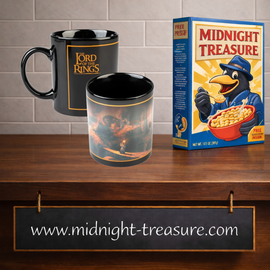 Mug thermoréactif Balrog Le Seigneur des Anneaux 350 ml sous licence officielle. Tasse en céramique révélant le Balrog lorsque la boisson est chaude, inspirée du combat légendaire entre Gandalf et le démon de Moria. Un objet collector incontournable pour les fans de Tolkien.