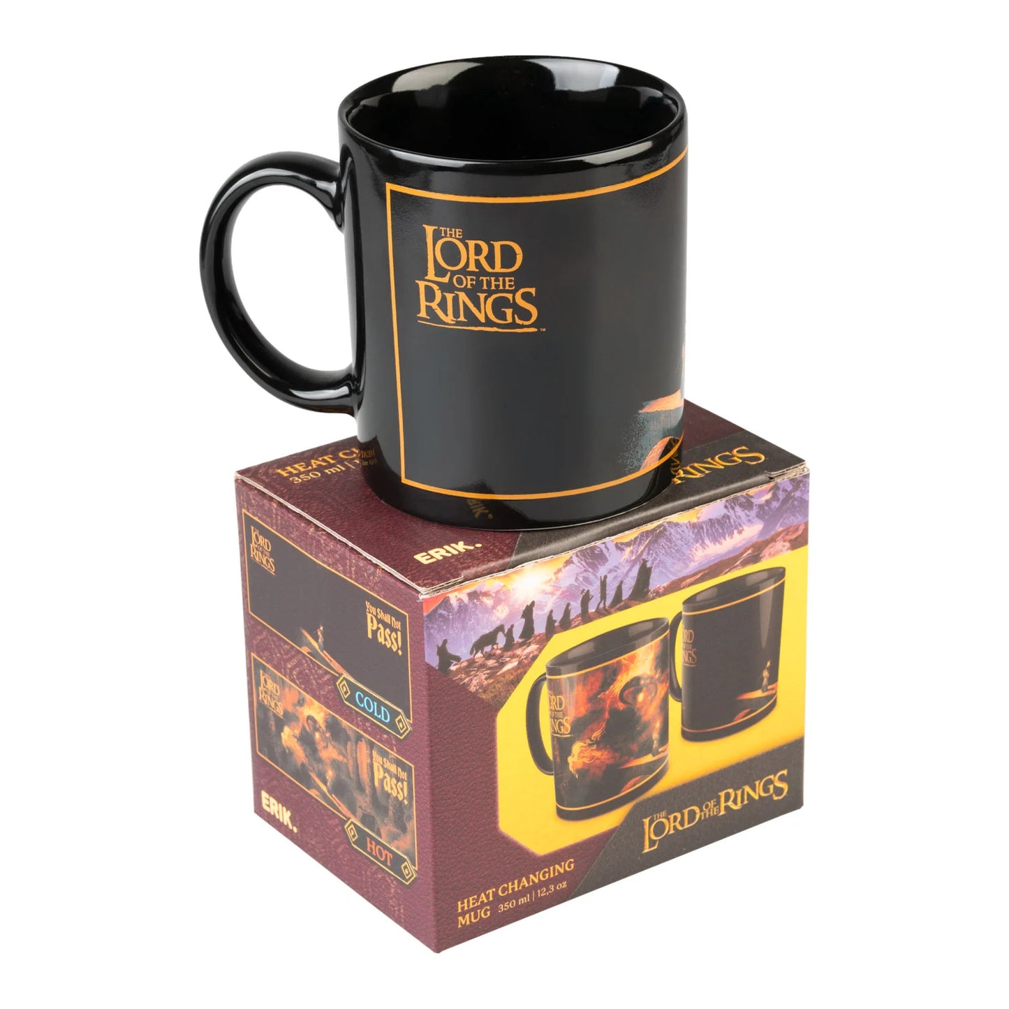 🌋🔥 Mug Thermoréactif Balrog – Le Seigneur des Anneaux – 350 ml 🔥🌋