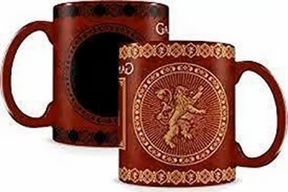 🟥 Mug thermoréactif – Maison Lannister – Game of Thrones 🦁🔥