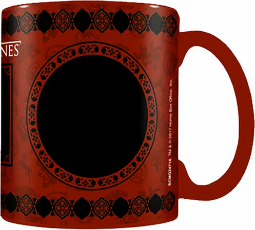 🟥 Mug thermoréactif – Maison Lannister – Game of Thrones 🦁🔥