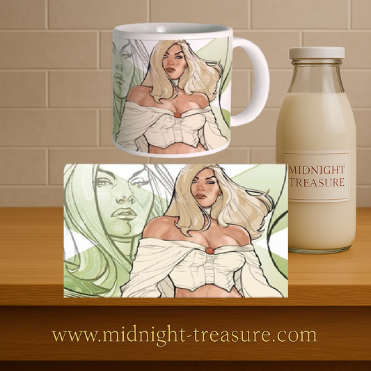 Mug X-Men – Emma Frost – 300 ml – Officiel. Mug en céramique avec illustration détaillée de la Reine Blanche. Un incontournable pour les fans de Marvel et des X-Men.