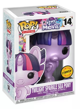 ✨🌊 Funko Pop! N°14 – Twilight Sparkle Sea Pony (Twilight Sparkle – Poney des mers) – Metallic Chase – My Little Pony: The Movie (My Little Pony : Le Film) 🌊✨