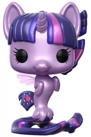 ✨🌊 Funko Pop! N°14 – Twilight Sparkle Sea Pony (Twilight Sparkle – Poney des mers) – Metallic Chase – My Little Pony: The Movie (My Little Pony : Le Film) 🌊✨