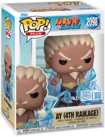 Funko Pop! Naruto Shippuden – Ay, Quatrième Raikage (N°2098), entouré de l’armure de foudre Raiton no Yoroi.