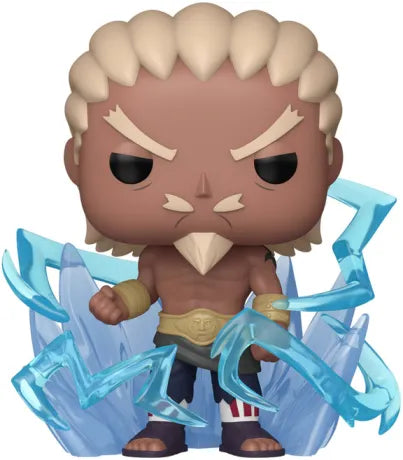 Funko Pop! Naruto Shippuden – Ay, Quatrième Raikage (N°2098), entouré de l’armure de foudre Raiton no Yoroi.