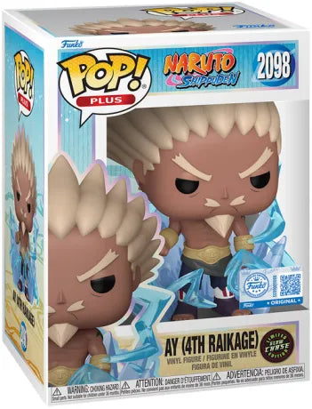 ⚡💙 Funko Pop! Plus N°2098 – Ay (4th Raikage) [Chase Glow in the Dark] – Naruto Shippuden 💙⚡