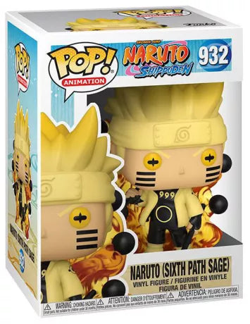 🔥🟡 Funko Pop! Animation N°932 – Naruto (Sixth Path Sage / Mode Ermite des Six Chemins) – Naruto Shippuden 🟡🔥
