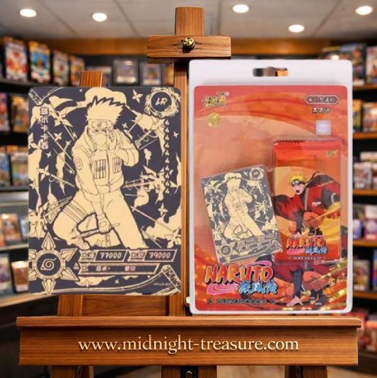 Blister Naruto Shippuden Kayou Cards Tier 3 Wave 2 avec carte LR Kakashi dorée et 4 boosters
