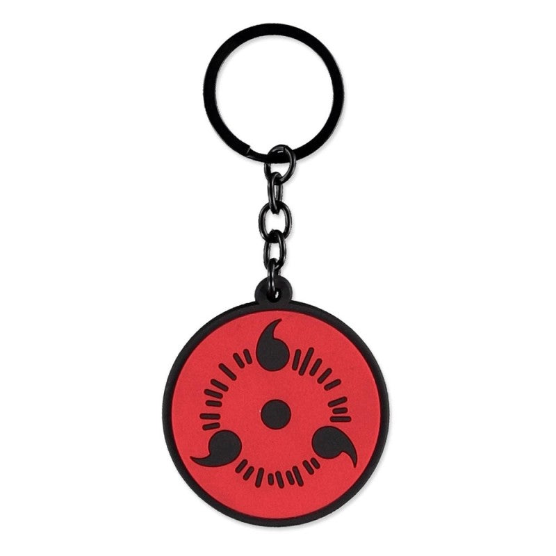 🔴👁️ Naruto Shippuden – Porte-clés Sharingan – Caoutchouc 👁️🔴