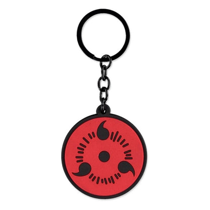 🔴👁️ Naruto Shippuden – Porte-clés Sharingan – Caoutchouc 👁️🔴