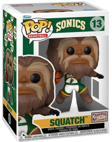 🏀🦶 Funko Pop! Basketball N°13 – Squatch – Seattle SuperSonics Mascot 🦶🏀