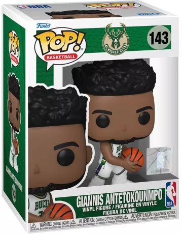 🏀🦌 Funko Pop! Basketball N°143 – Giannis Antetokounmpo – Milwaukee Bucks 🦌🏀
