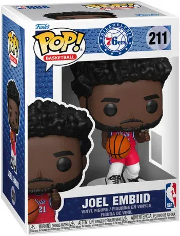 🏀🔥 Funko Pop! Basketball N°211 – Joel Embiid – Philadelphia 76ers 🔥🏀