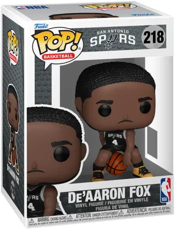 🏀🔥 Funko Pop! Basketball N°218 – De’Aaron Fox – San Antonio Spurs 🔥🏀