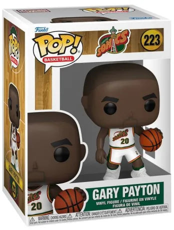 🏀💚 Funko Pop! Basketball N°223 – Gary Payton – Seattle SuperSonics 💚🏀