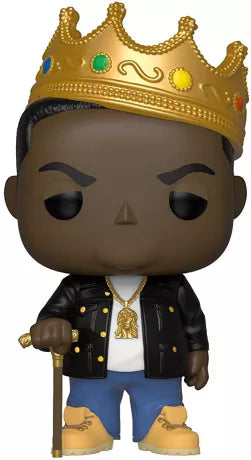 👑🎤 Funko Pop! Rocks N°77 – Notorious B.I.G. with Crown – The Notorious B.I.G. 🎤👑