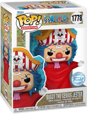🤡🏴‍☠️ Funko Pop! Animation N°1778 – Buggy The Genius Jester (Buggy le Génie Bouffon) – One Piece 🏴‍☠️🤡