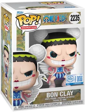 🦢💖 Funko Pop! Animation N°2235 – Bon Clay (Mr. 2 Bon Kurei) – Exclusive – One Piece 💖🦢