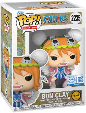 🦢🧡 Funko Pop! Animation N°2235 – Bon Clay (Nami Transformation) (Bon Clay transformé en Nami) – Chase – One Piece 🧡🦢