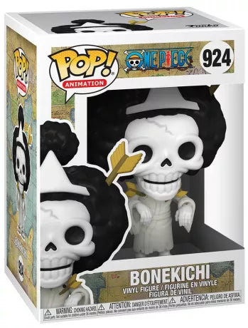 💀🎻 Funko Pop! Animation N°924 – Bonekichi (Brook – Pays de Wano) – One Piece 🎻💀