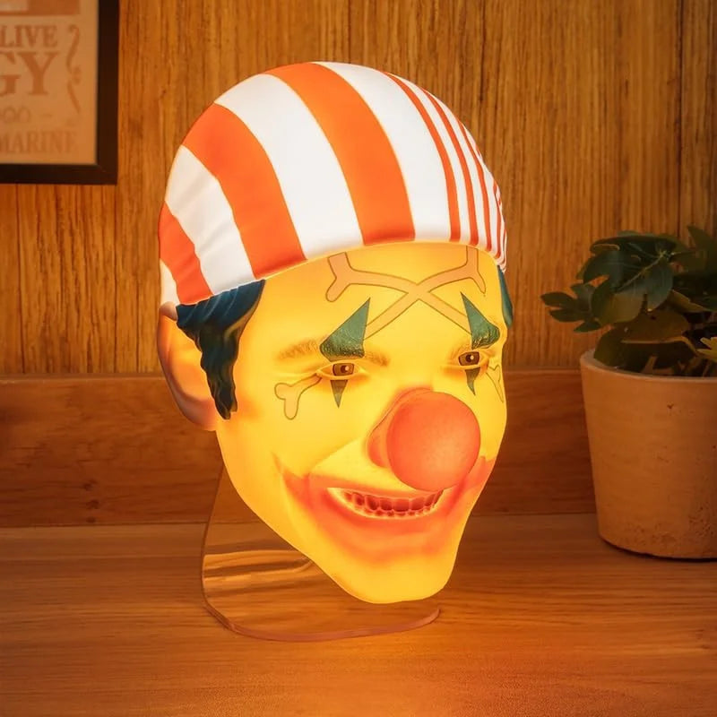 🤡💡 Lampe Buggy the Clown – One Piece (Netflix) – Buggy Mask Light (21 cm) 💡🤡
