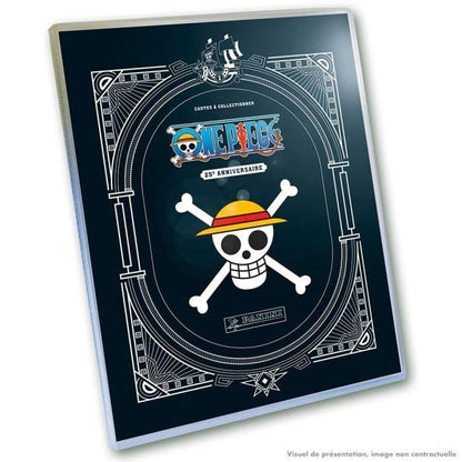 🏴‍☠️🃏 One Piece – Panini Trading Cards 25e anniversaire – Starter Pack – Classeur + 2 pochettes + 1 carte Édition Limitée – FR 🃏🏴‍☠️